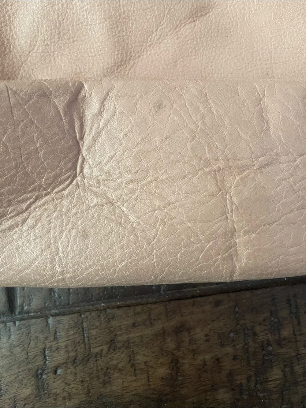 Wander Petite Parisian Leather Tote in Blush Pink